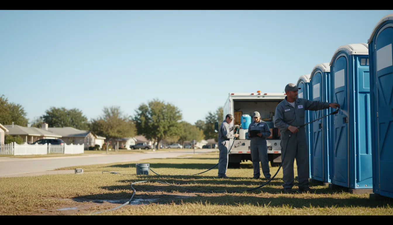 Long-Term Portable Toilet Rental in Conway, AR near me